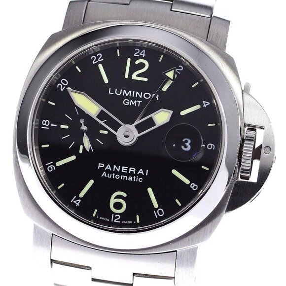 PANERAI Luminor PAM00297 GMT Date Small Second black Dial Automatic Men's_777233 - Picture 5 of 7